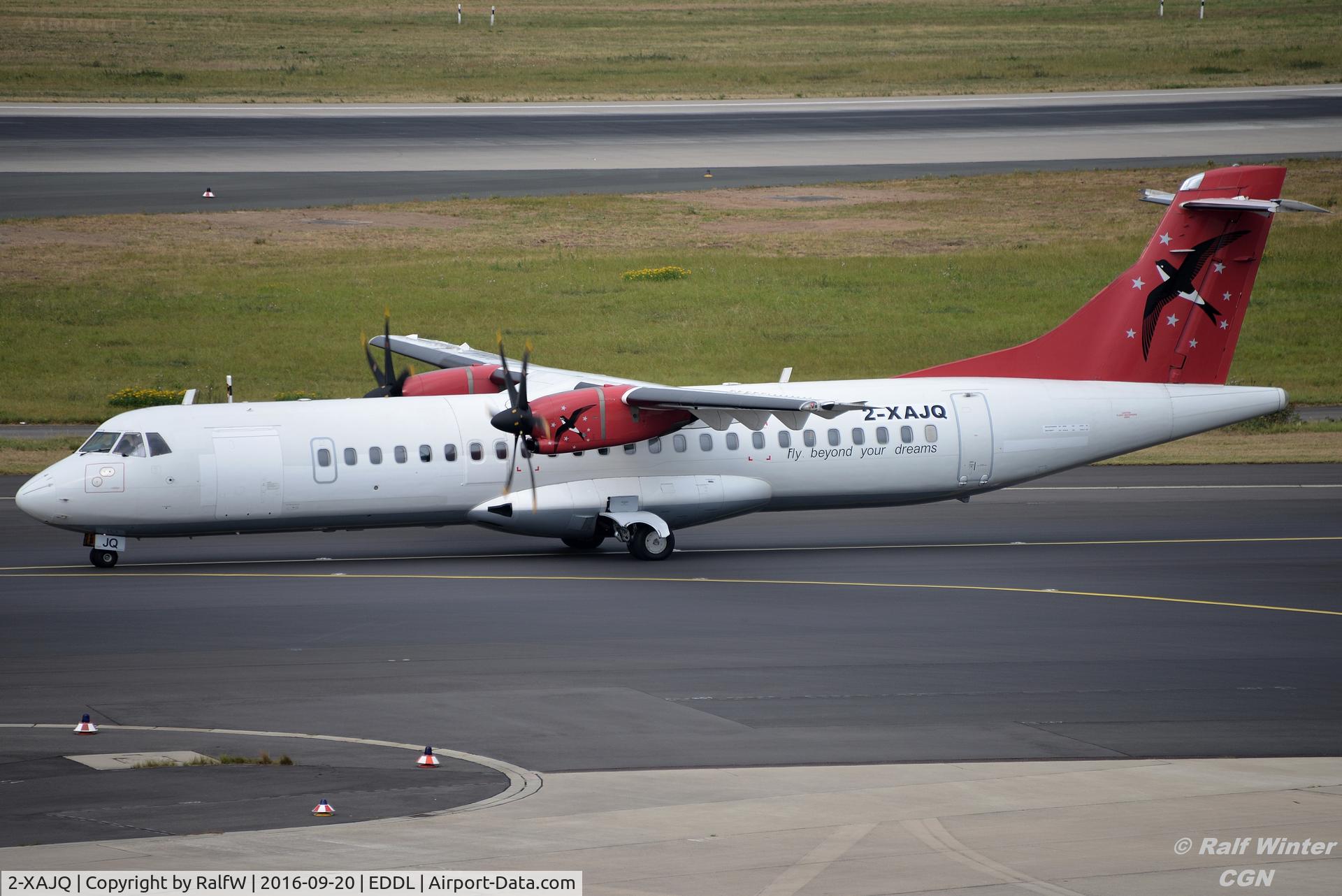 2-XAJQ, 2000 ATR 72-212A C/N 634, Ex-Asian Wings Airways now Blue Islands - 20.09.2016 - DUS
