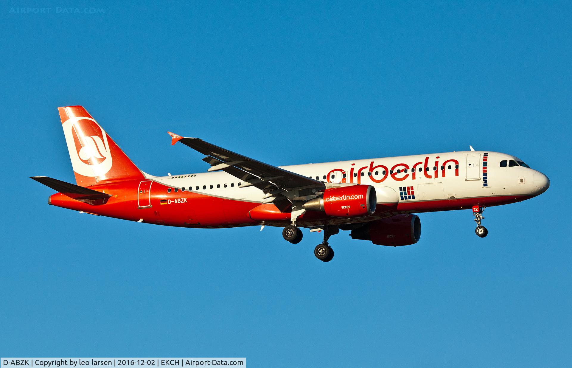 D-ABZK, 2007 Airbus A320-216 C/N 3213, Copenhagen 2.12.16