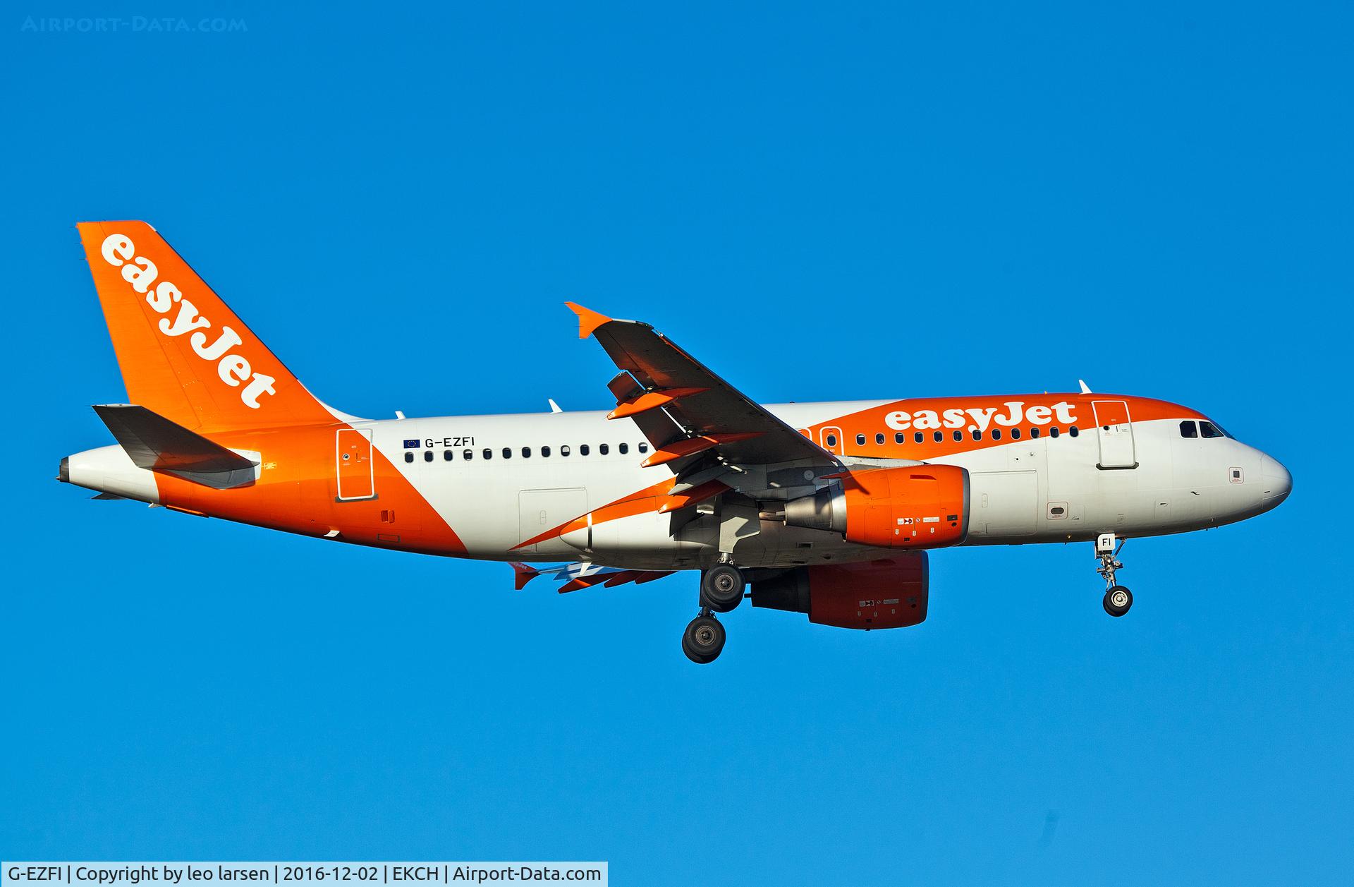 G-EZFI, 2009 Airbus A319-111 C/N 3888, Copenhagen 2.12.16