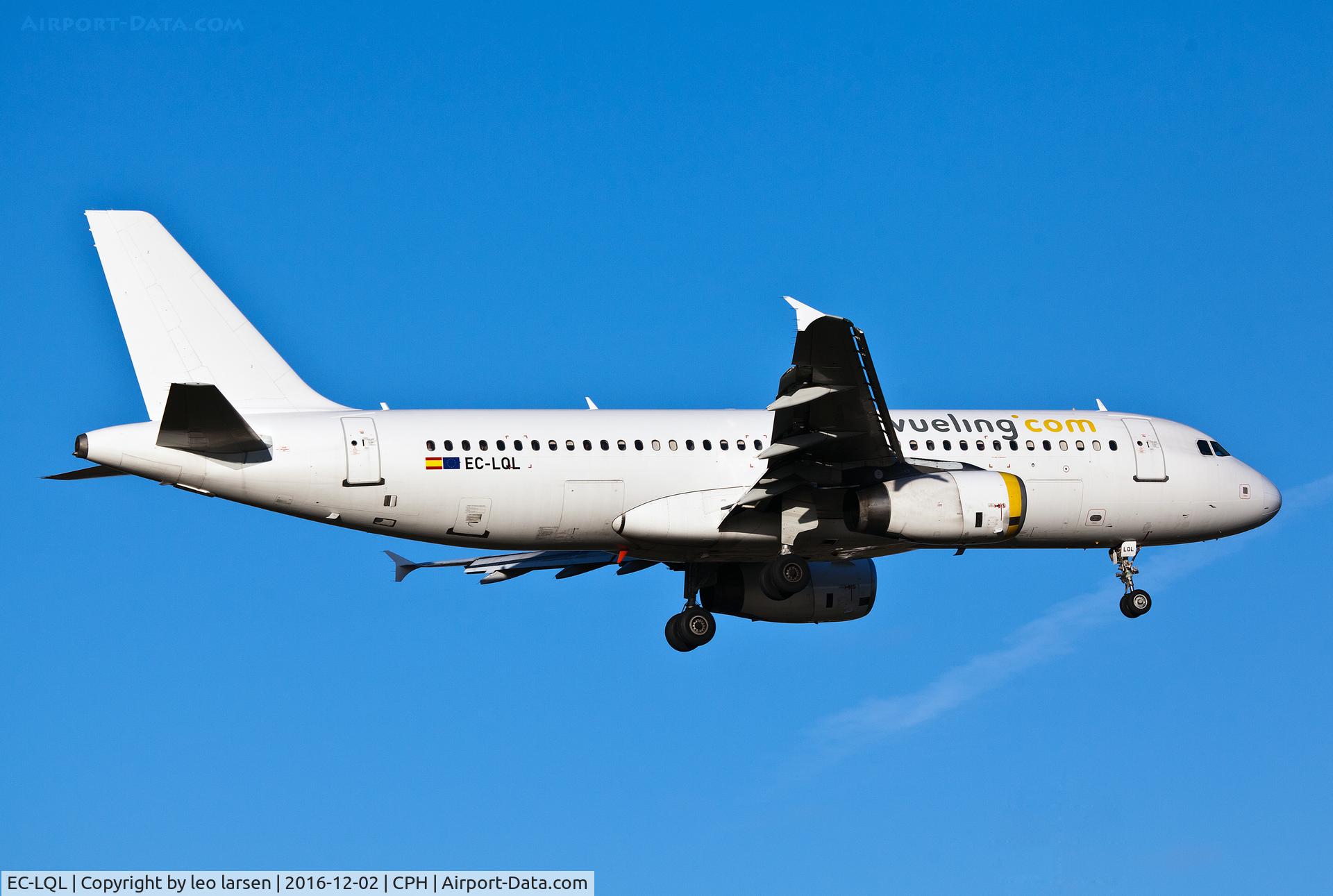 EC-LQL, 2002 Airbus A320-232 C/N 1749, Copenhagen 2.12.16