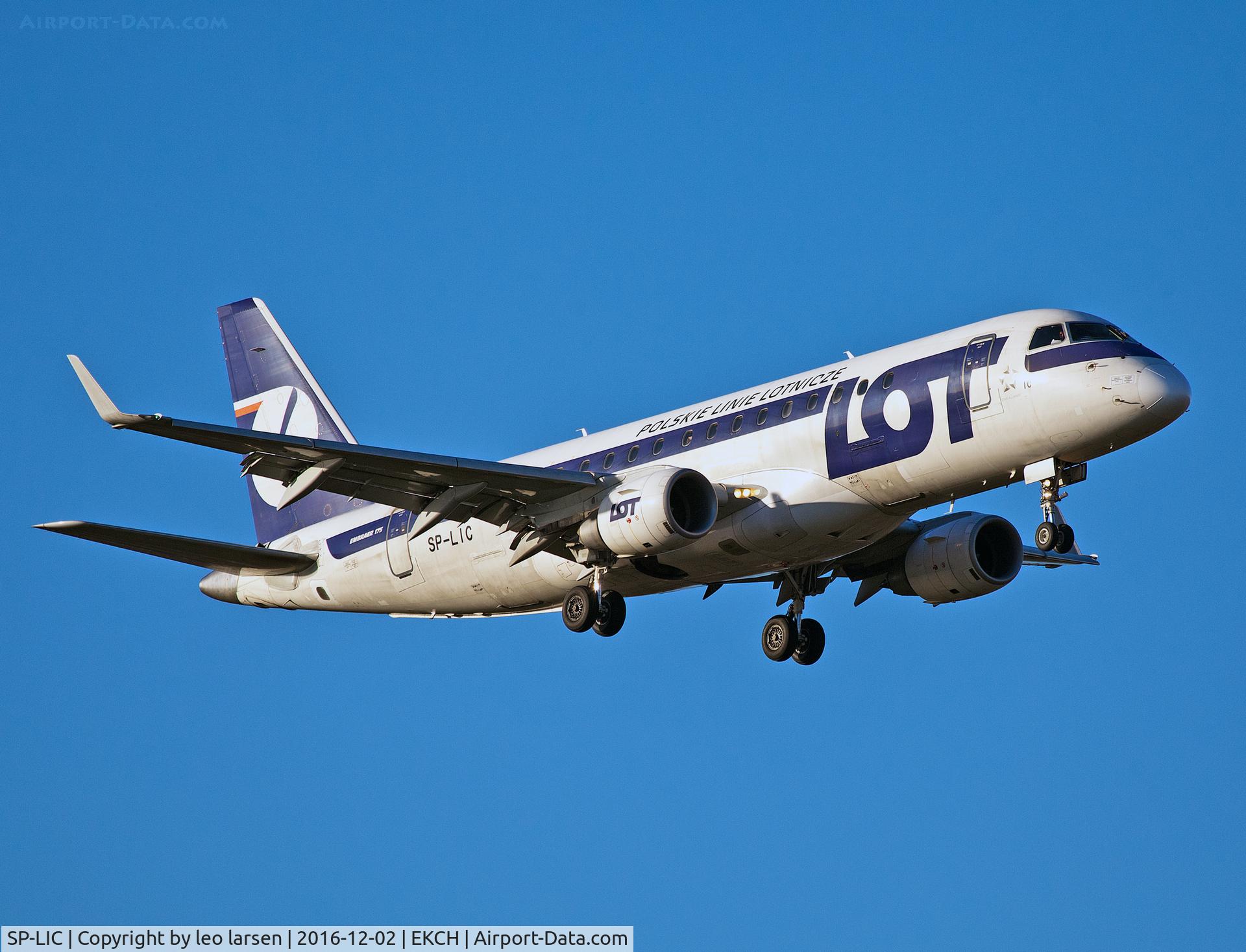 SP-LIC, 2006 Embraer 175LR (ERJ-170-200LR) C/N 17000134, Copenhagen 2.12.16