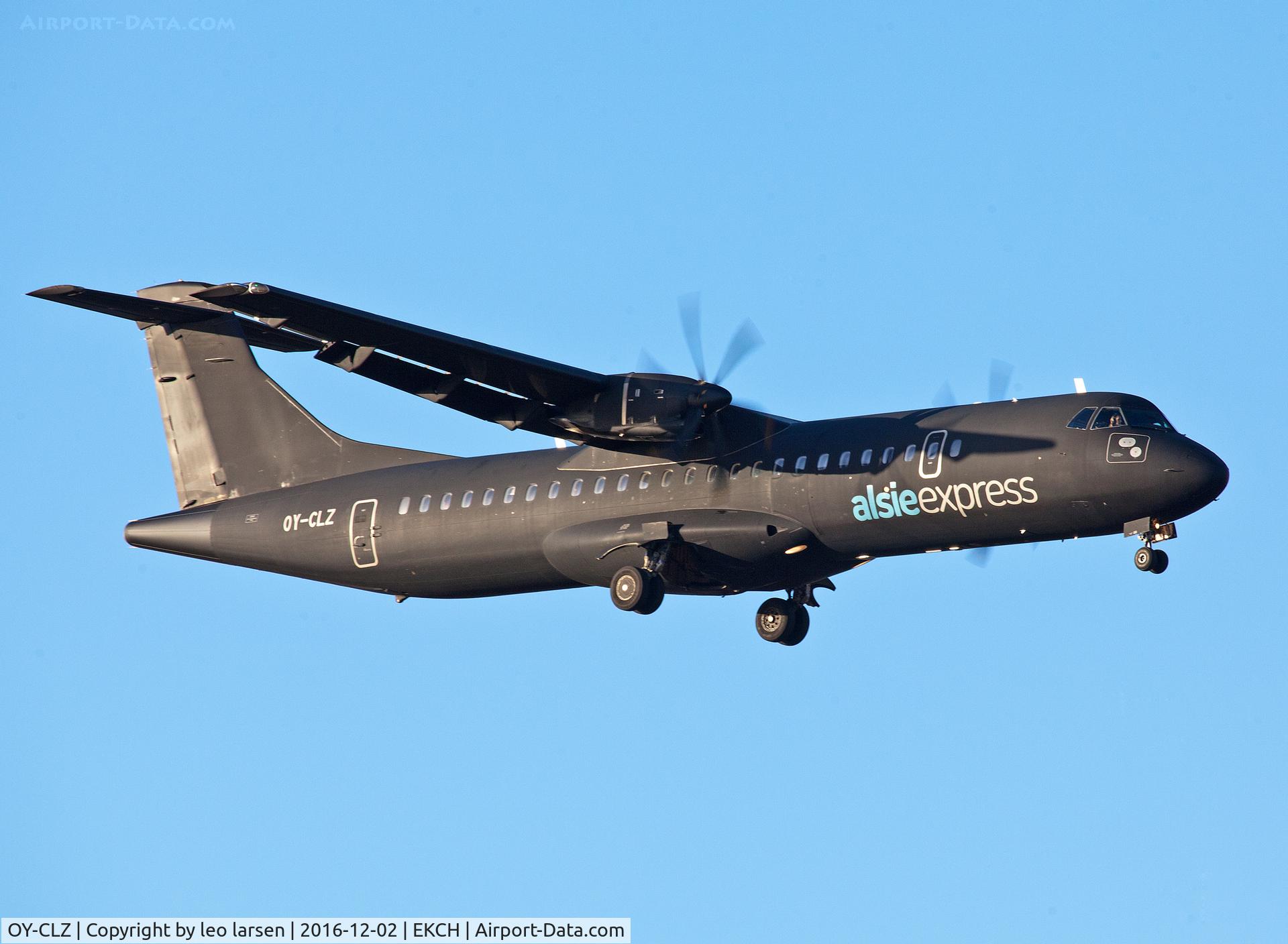 OY-CLZ, 2008 ATR 72-212A C/N 818, Copenhagen 2.12.16