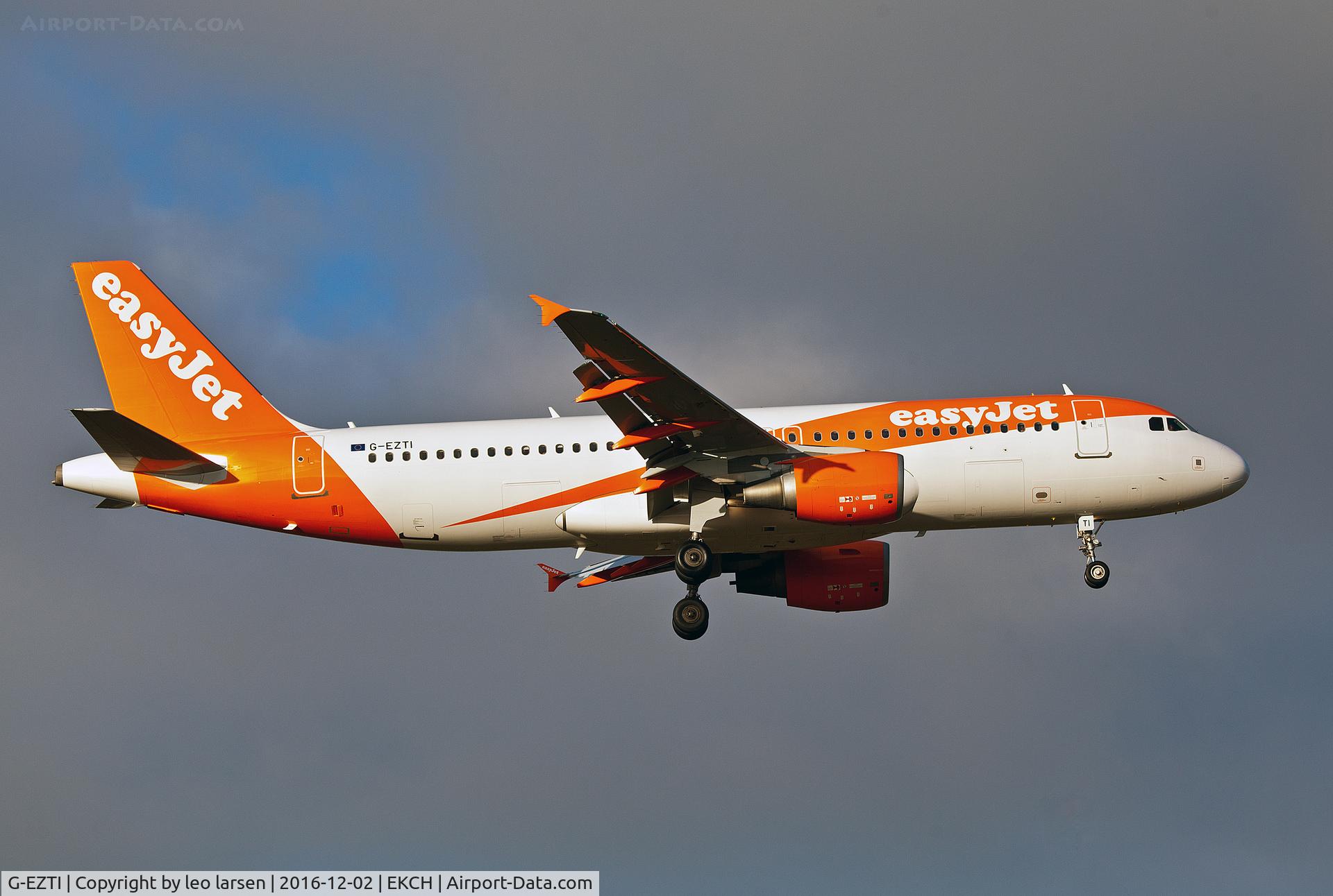 G-EZTI, 2009 Airbus A320-214 C/N 3975, Copenhagen 2.12.16