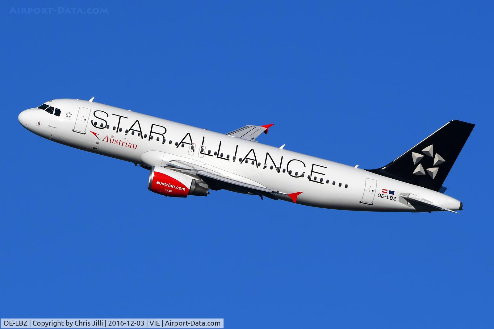 OE-LBZ, 2012 Airbus A320-214 C/N 5181, Austrian Airlines