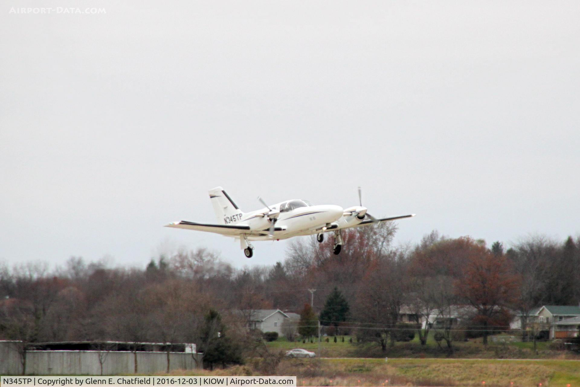 N345TP, Cessna 425 Corsair C/N 425-0005, Departing Runway 7