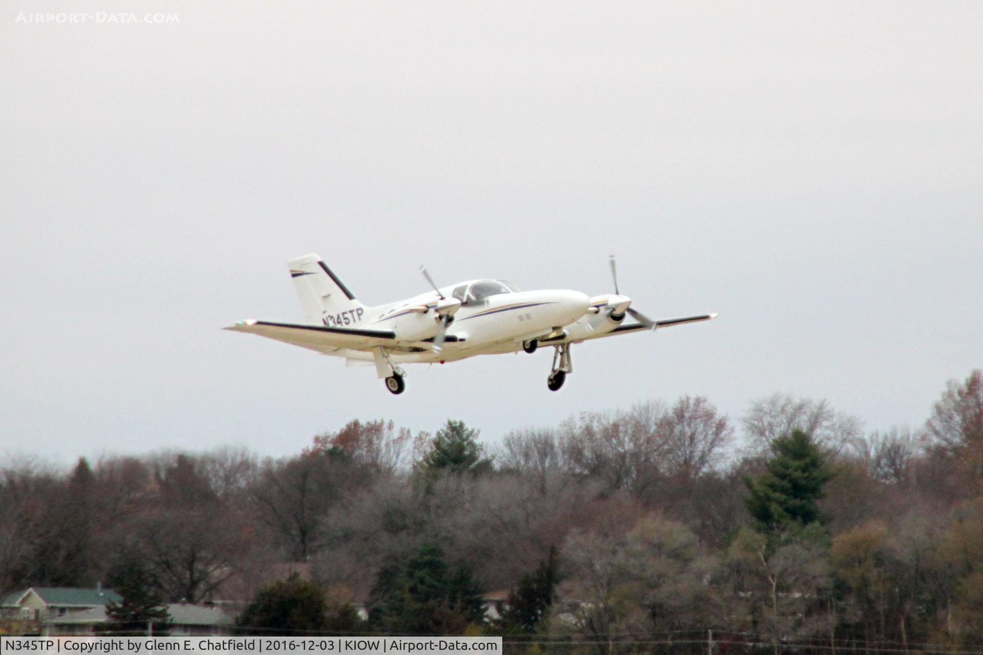 N345TP, Cessna 425 Corsair C/N 425-0005, Departing Runway 7