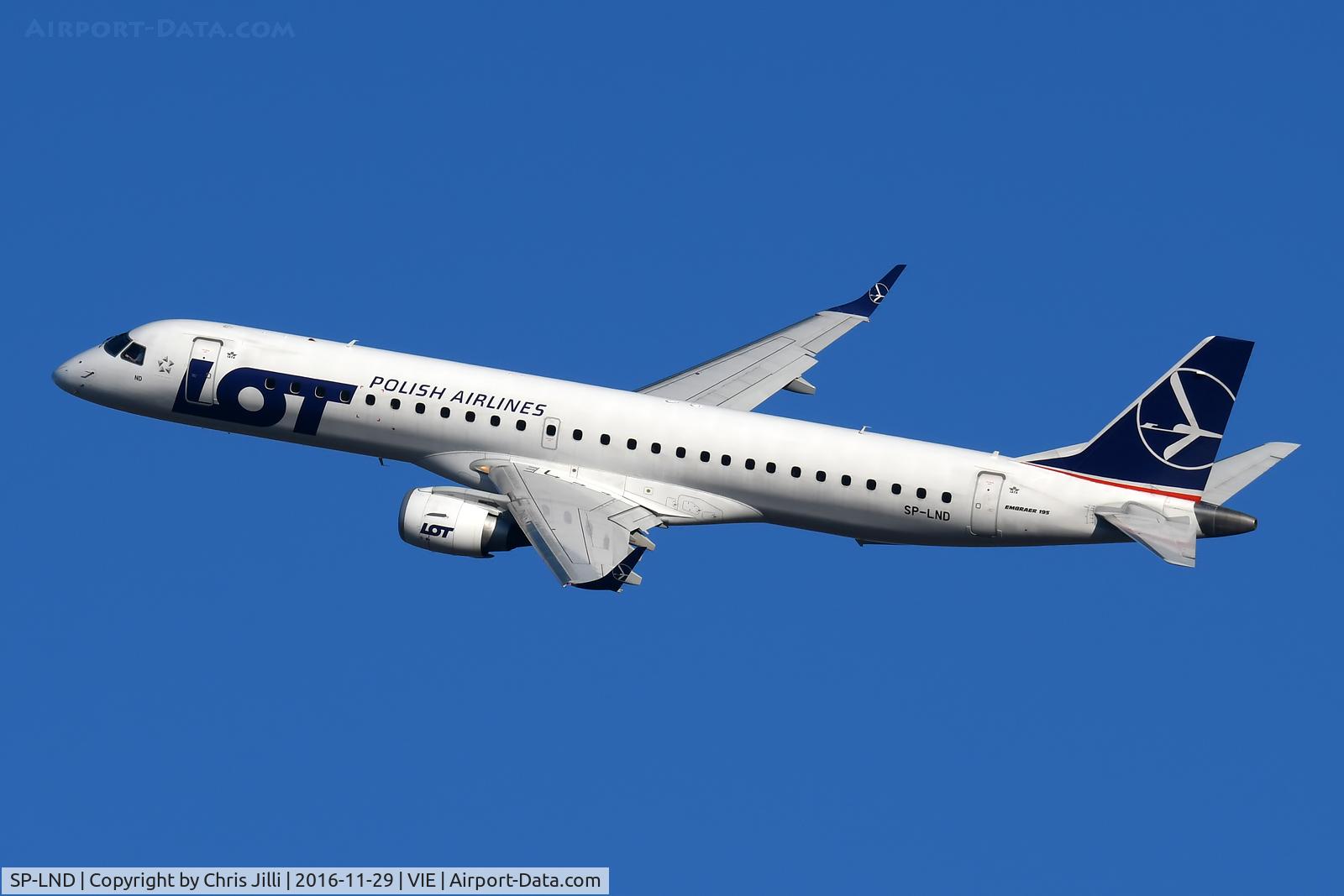 SP-LND, 2012 Embraer 195LR (ERJ-190-200LR) C/N 19000516, LOT Polish Airlines