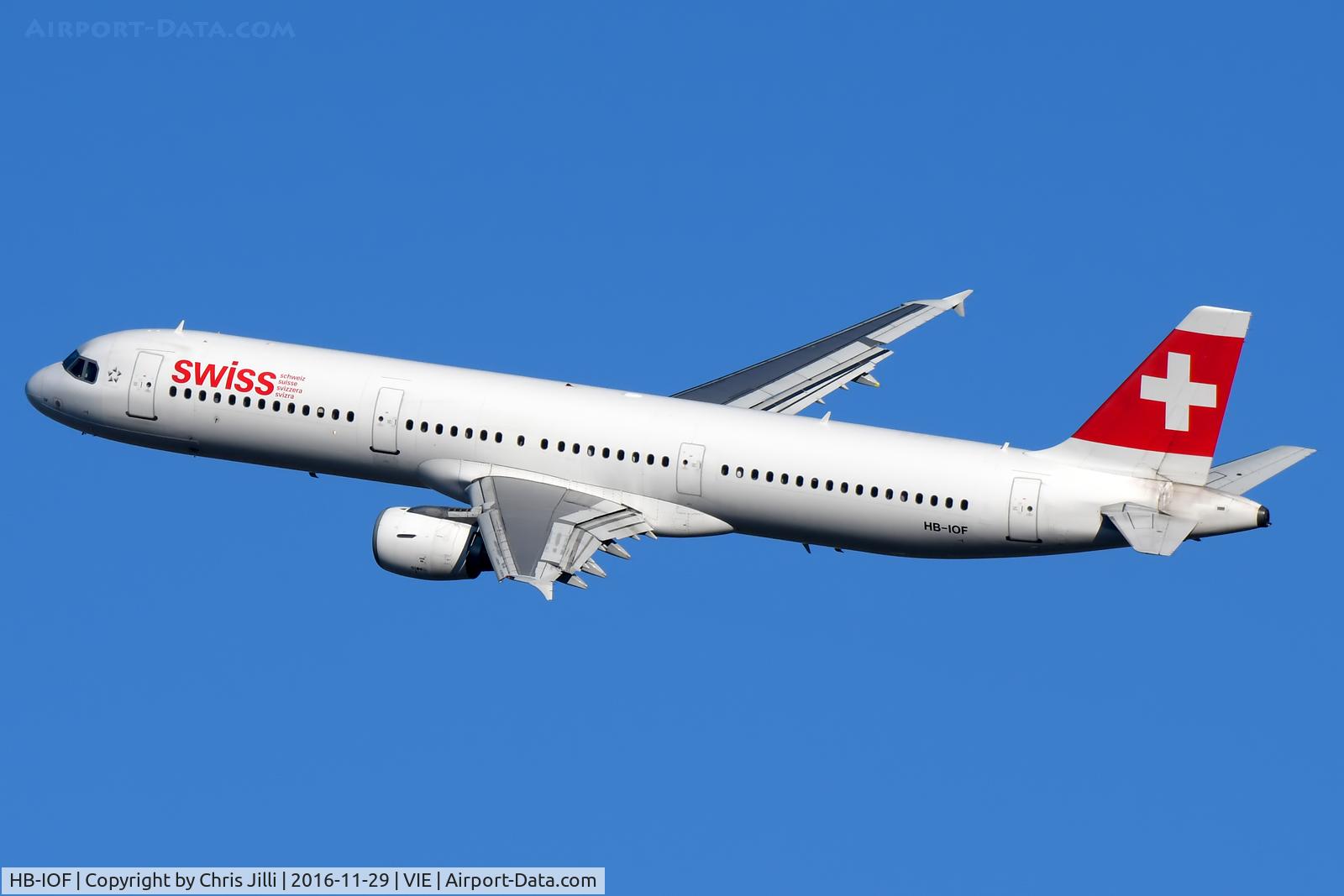 HB-IOF, 1995 Airbus A321-111 C/N 541, Swiss
