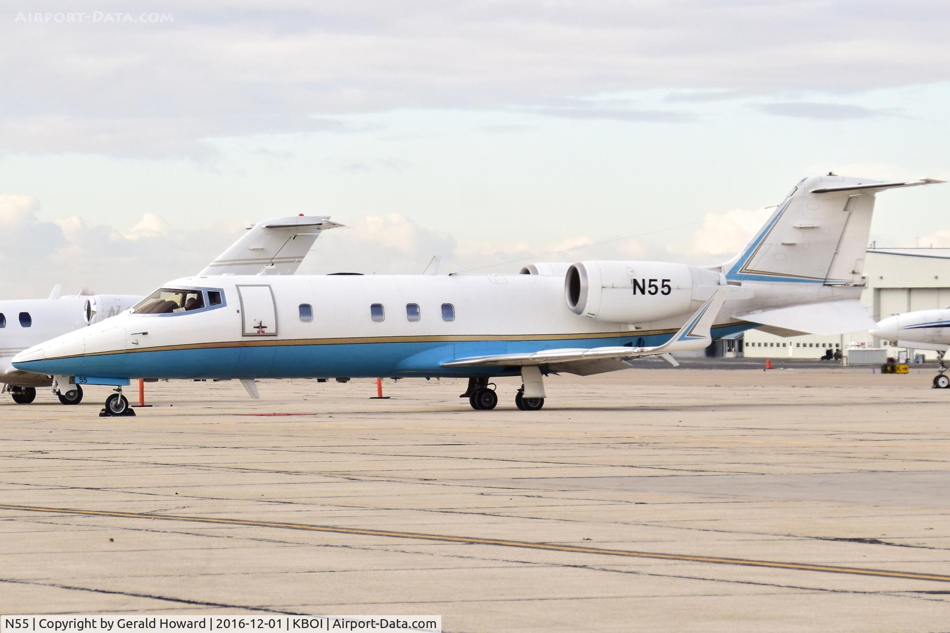 N55, 1993 Learjet Inc 60 C/N 013, Used for checking navigation systems.