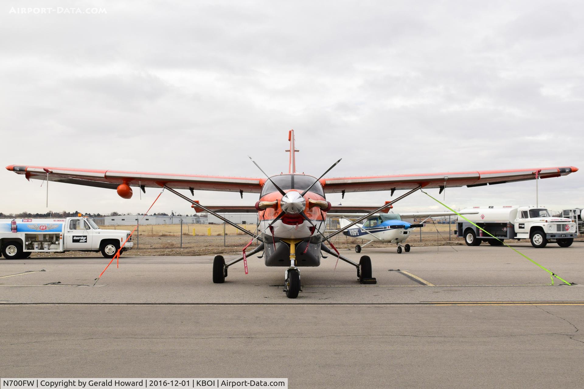 N700FW, 2009 Quest Kodiak 100 C/N 100-0029, Parked for maintenance.