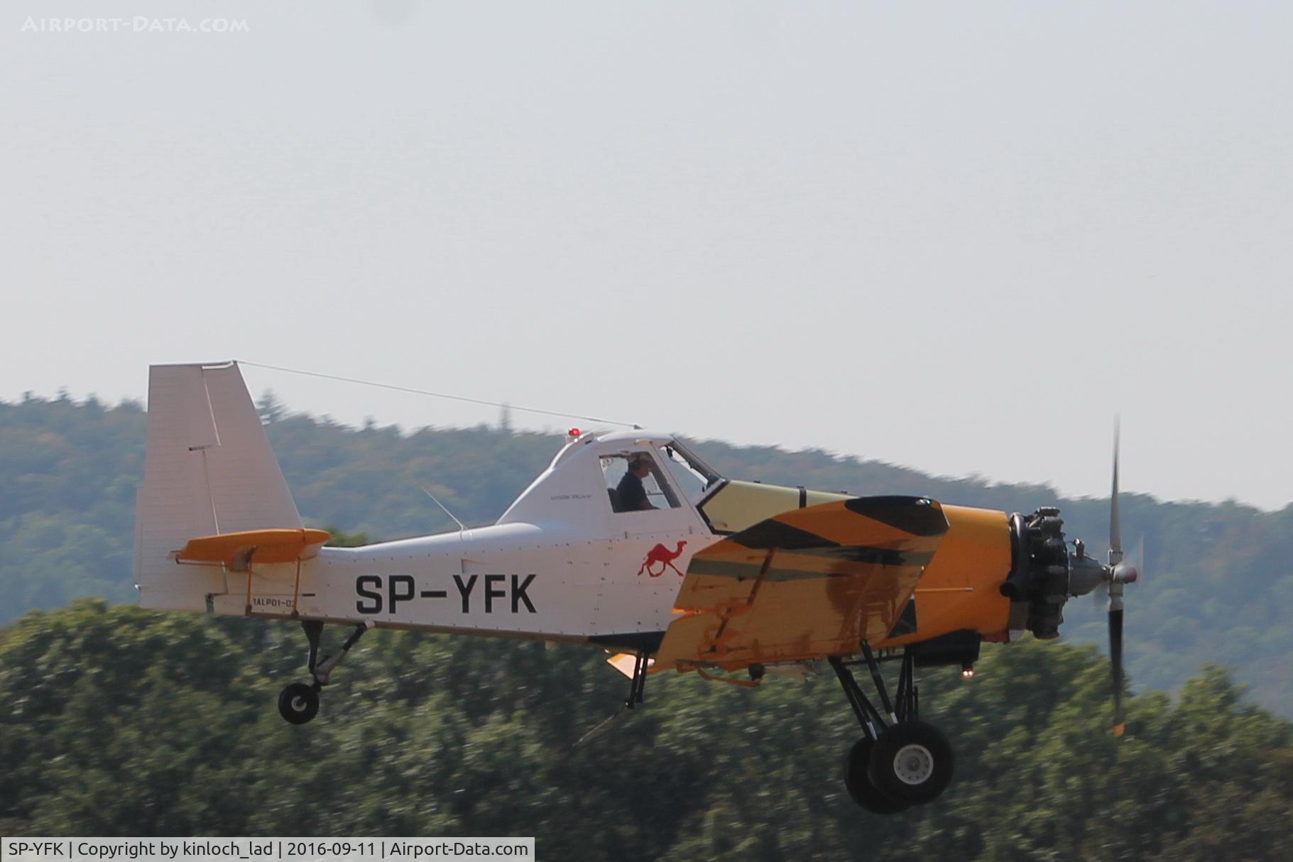 SP-YFK, 1985 PZL-Mielec M-21 Dromader Mini C/N 1ALP01-02, Pictured at Hahnweide Old Timers, Sep2016