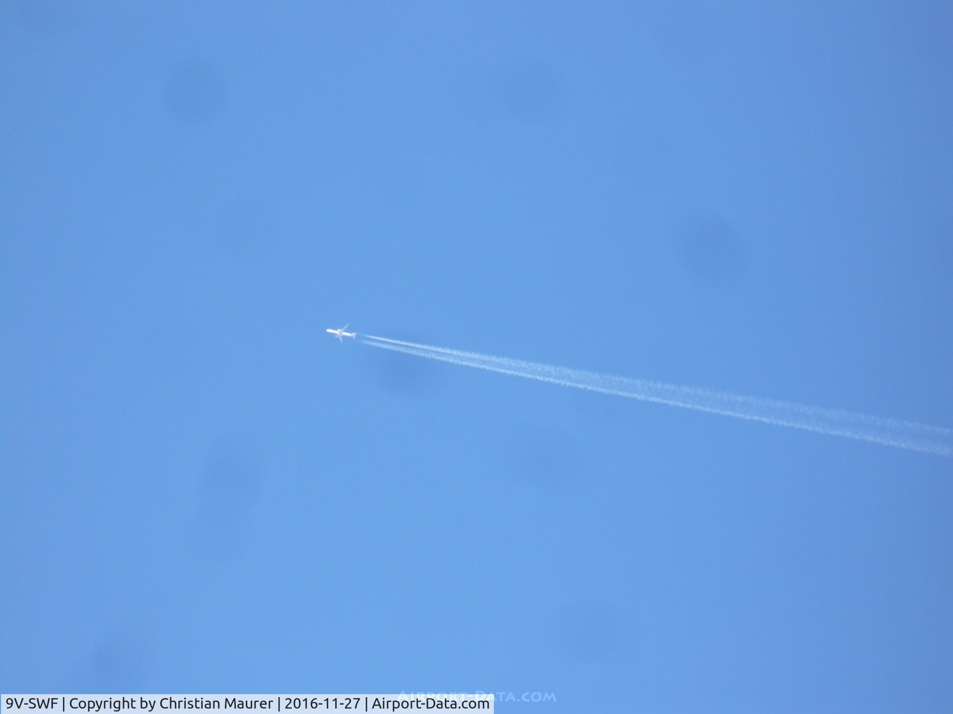 9V-SWF, 2006 Boeing 777-312/ER C/N 34571, Singapore 777 over flying 2OH9