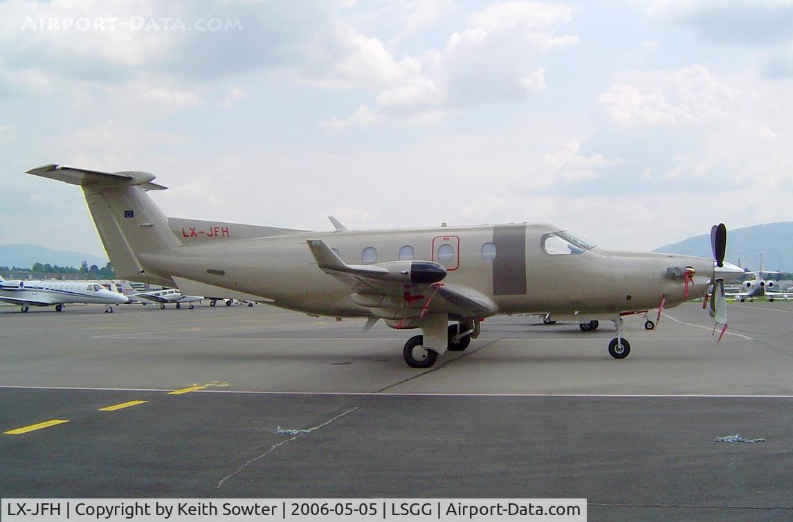 LX-JFH, 2003 Pilatus PC-12/45 C/N 522, Parked up