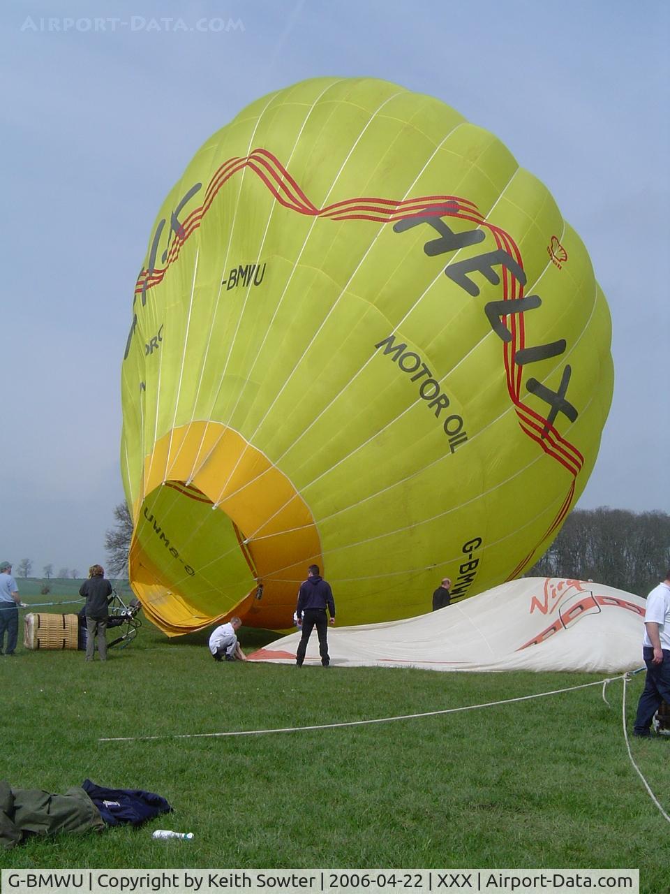 G-BMWU, 1986 Cameron Balloons N-42 C/N 1346, Kelmarsh Hall Inflation Day