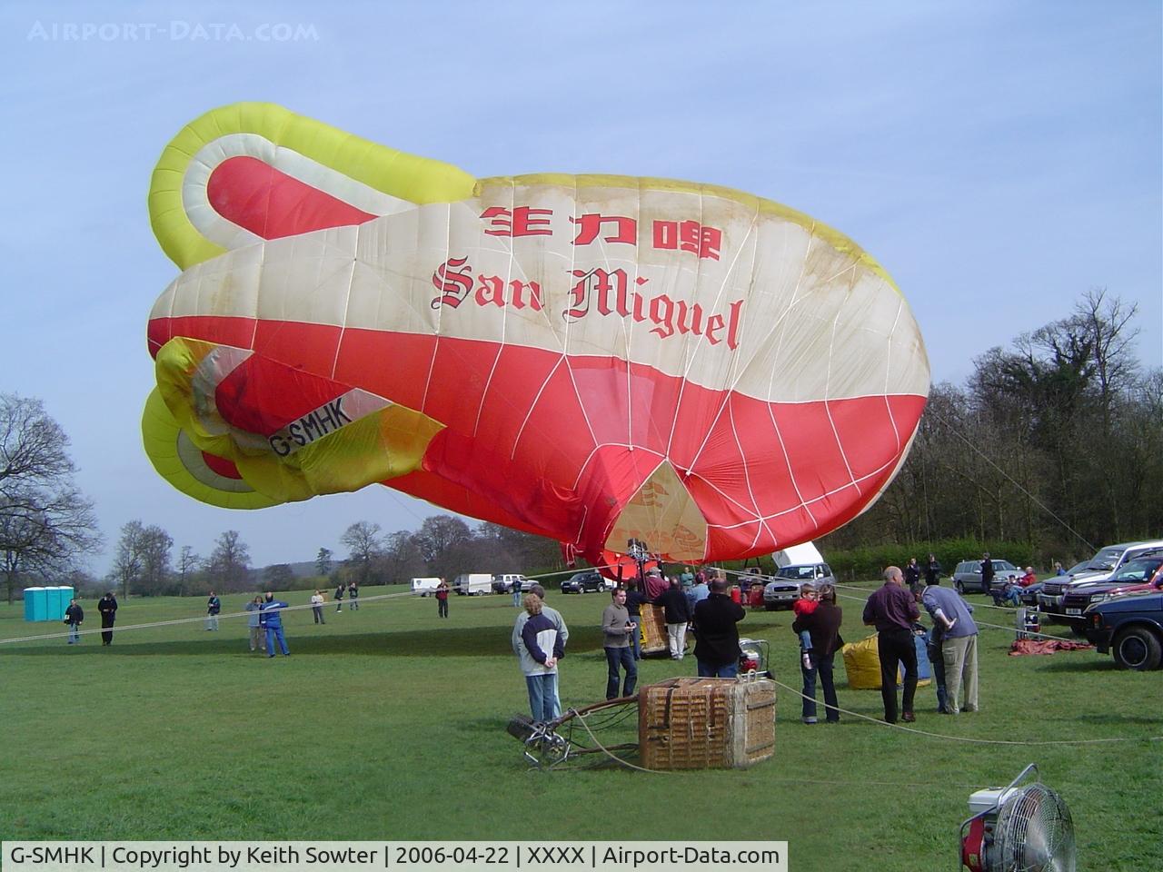G-SMHK, 1981 Cameron Balloons D-38 C/N 697, Kelmarsh Hall Inflation Day