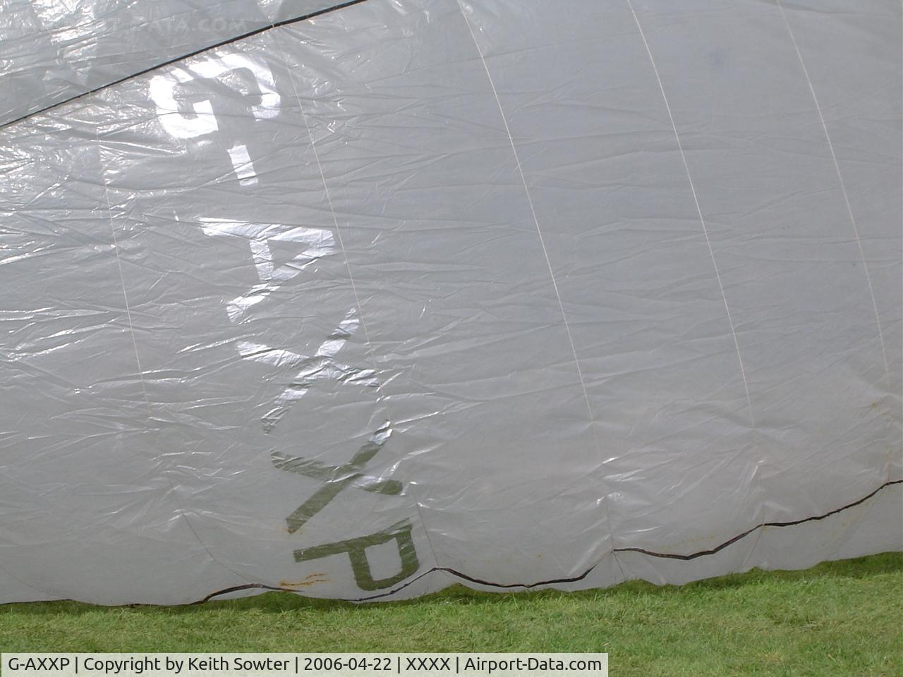 G-AXXP, Bradshaw Rfd BRADSHAW HOT AIR BALLOON C/N RB001, Kelmarsh Hall Inflation Day