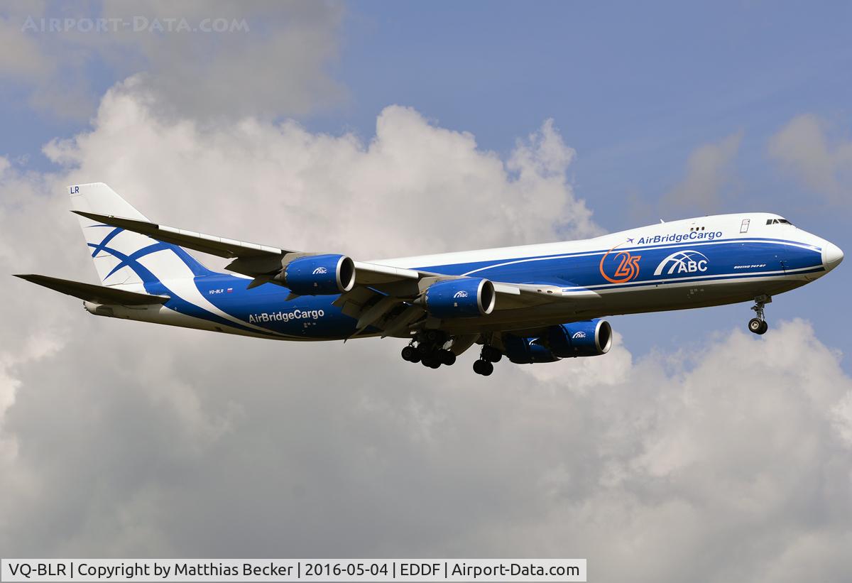 VQ-BLR, 2012 Boeing 747-8HVF C/N 37668, VQ-BLR