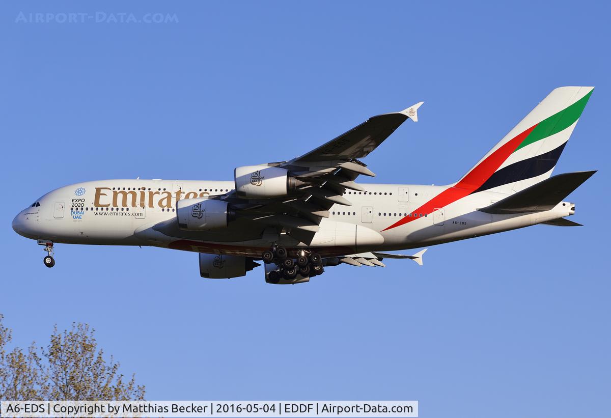 A6-EDS, 2011 Airbus A380-861 C/N 086, A6-EDS