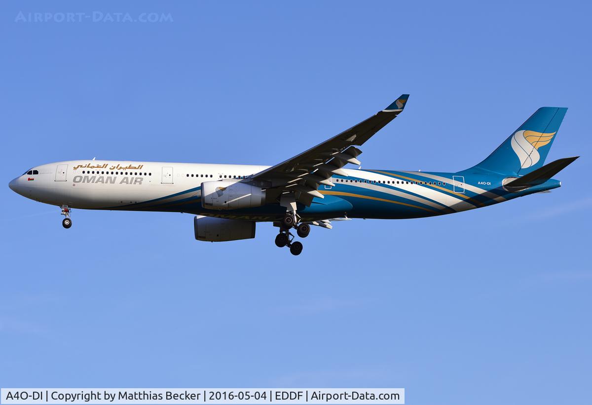 A4O-DI, 2014 Airbus A330-343 C/N 1582, A4O-DI