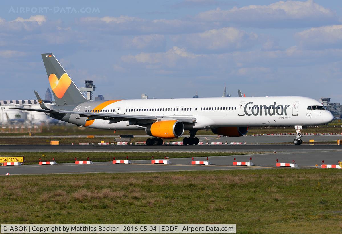 D-ABOK, 2000 Boeing 757-330 C/N 29020, D-ABOK