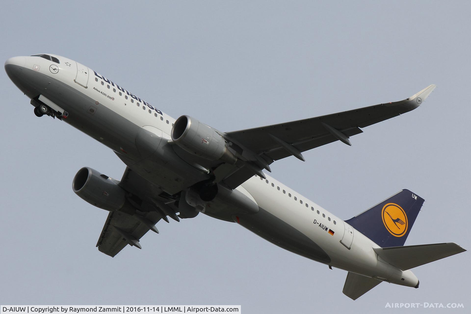 D-AIUW, 2016 Airbus A320-214 C/N 7251, A320 D-AIUW Lufthansa