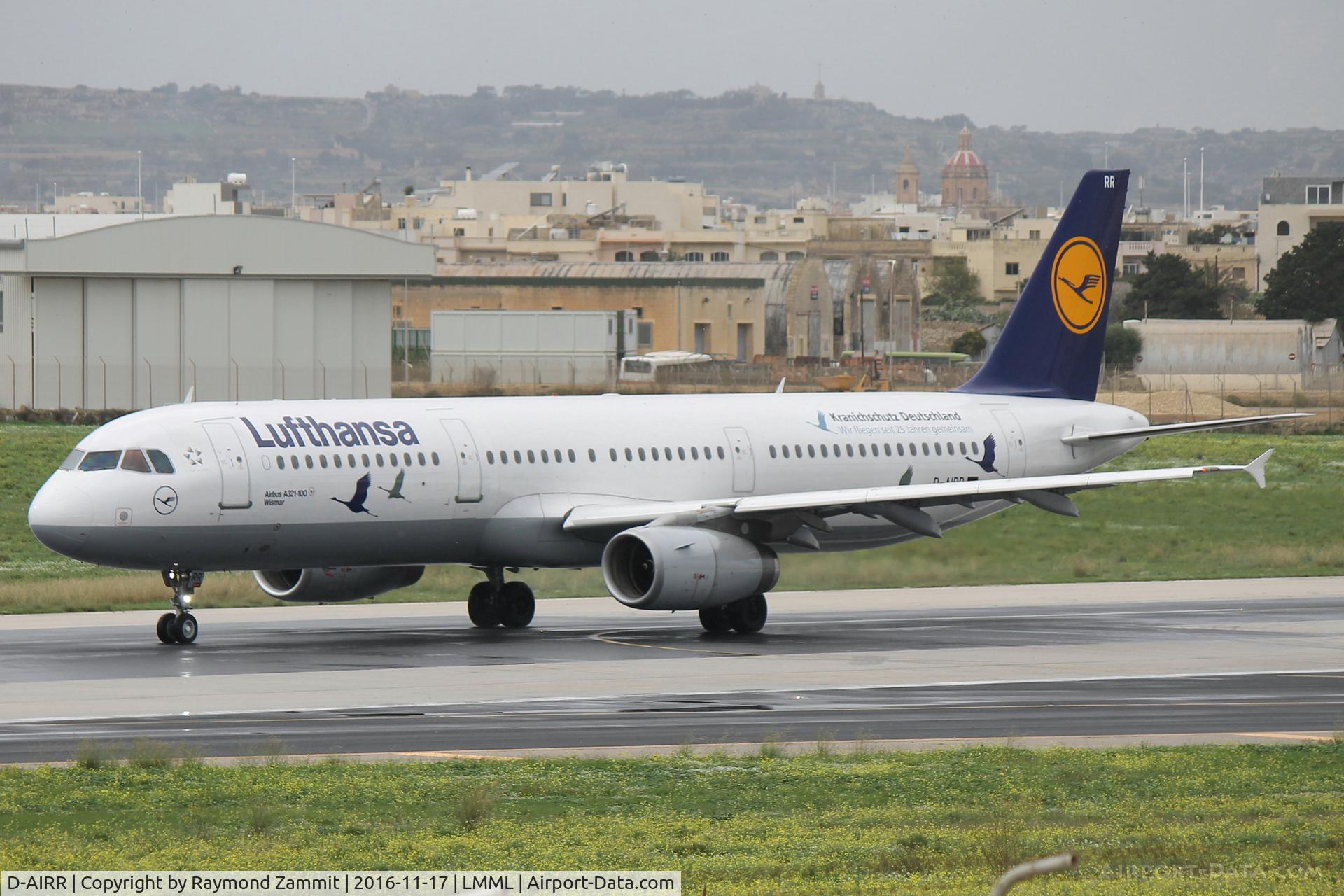 D-AIRR, 1995 Airbus A321-131 C/N 0567, A321 D-AIRR Lufthansa sporting special scheme.