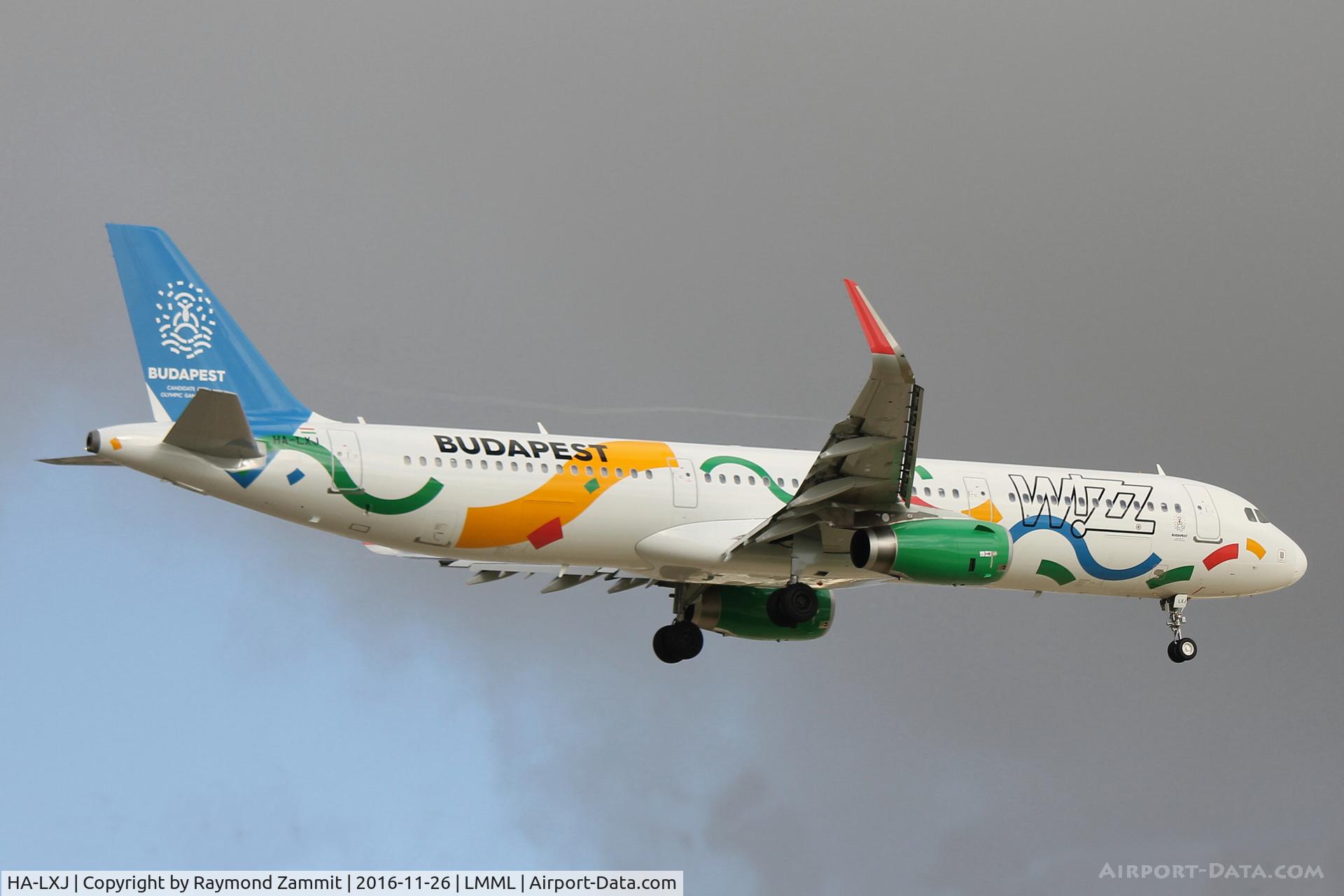 HA-LXJ, 2016 Airbus A321-231 C/N 7316, A321 HA-LXJ Wizzair(Budapest 2024 livery)