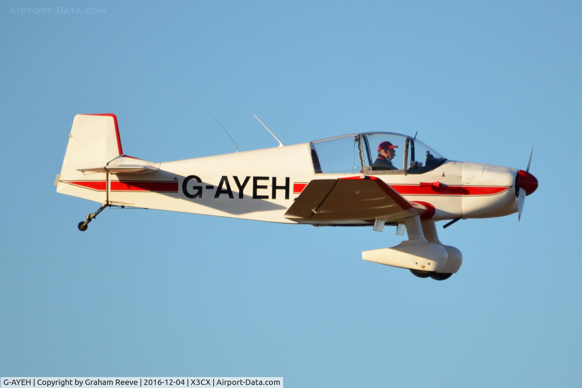 G-AYEH, 1963 SAN Jodel DR-1050 Ambassadeur C/N 455, Landing at Northrepps.