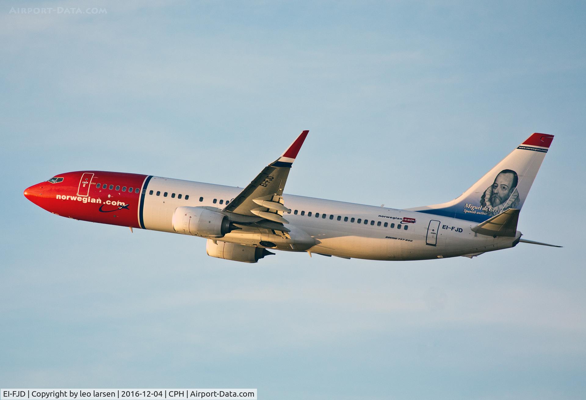 EI-FJD, 2015 Boeing 737-8JP C/N 41143, Copenhagen 4.12.16