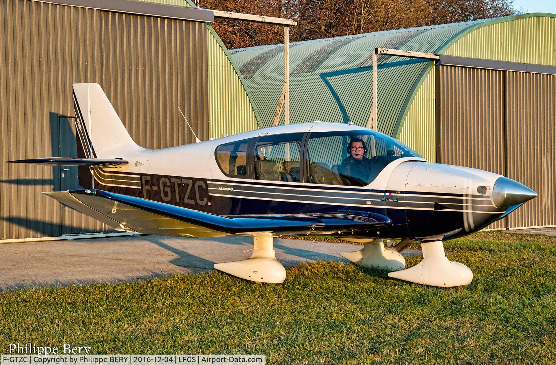 F-GTZC, 2000 Robin DR-400-500 President C/N 22, Based in LFGS  (Private plane)