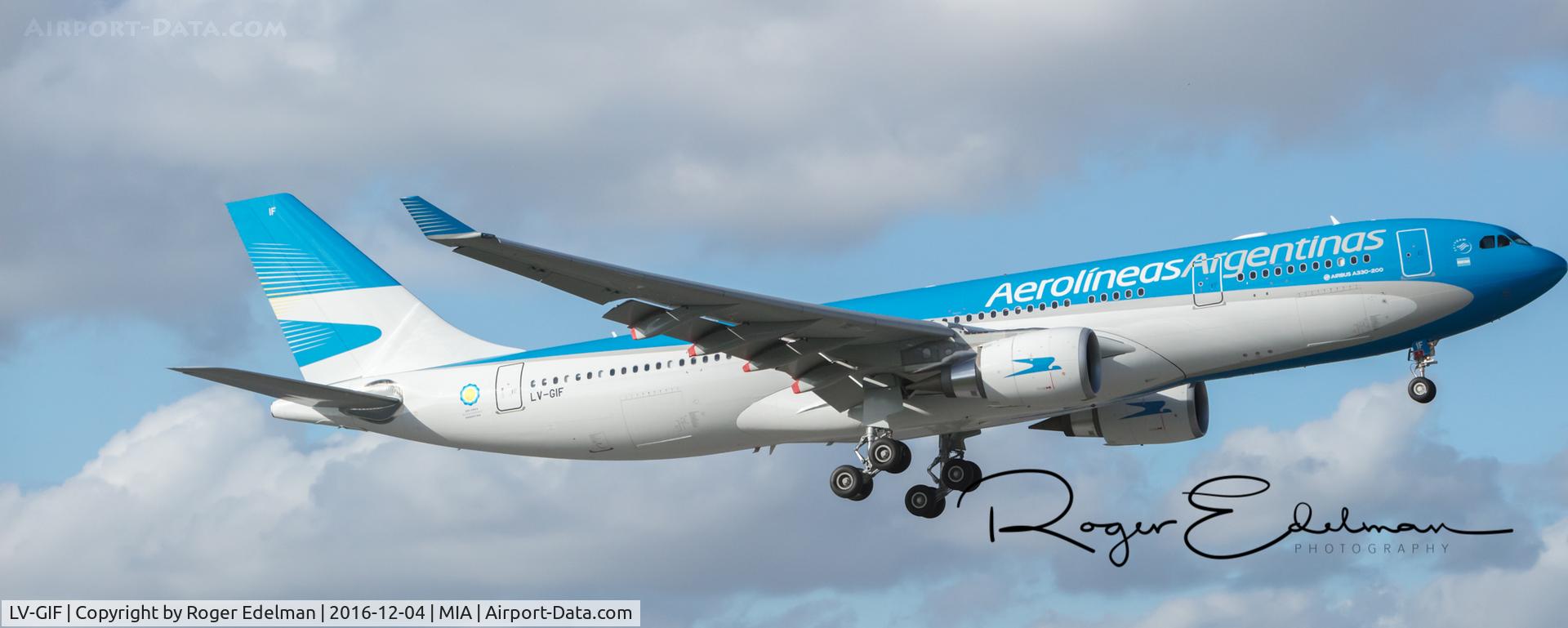 LV-GIF, 2016 Airbus A330-202 C/N 1748, Taken @ MIA