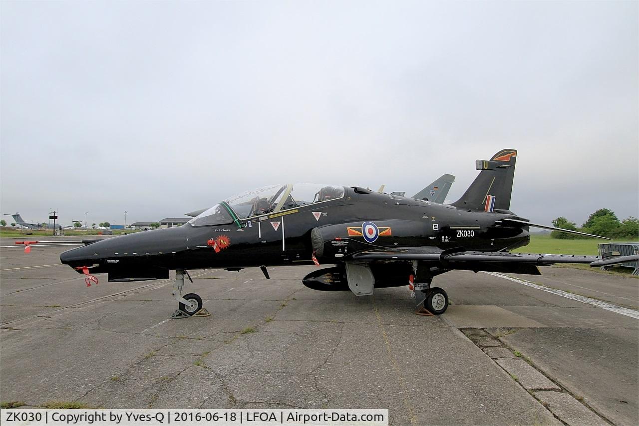 ZK030, 2010 British Aerospace Hawk T2 C/N RT021/1259, Royal Air Force British Aerospace Hawk T.2, Static display, Avord Air Base 702 (LFOA) Open day 2016
