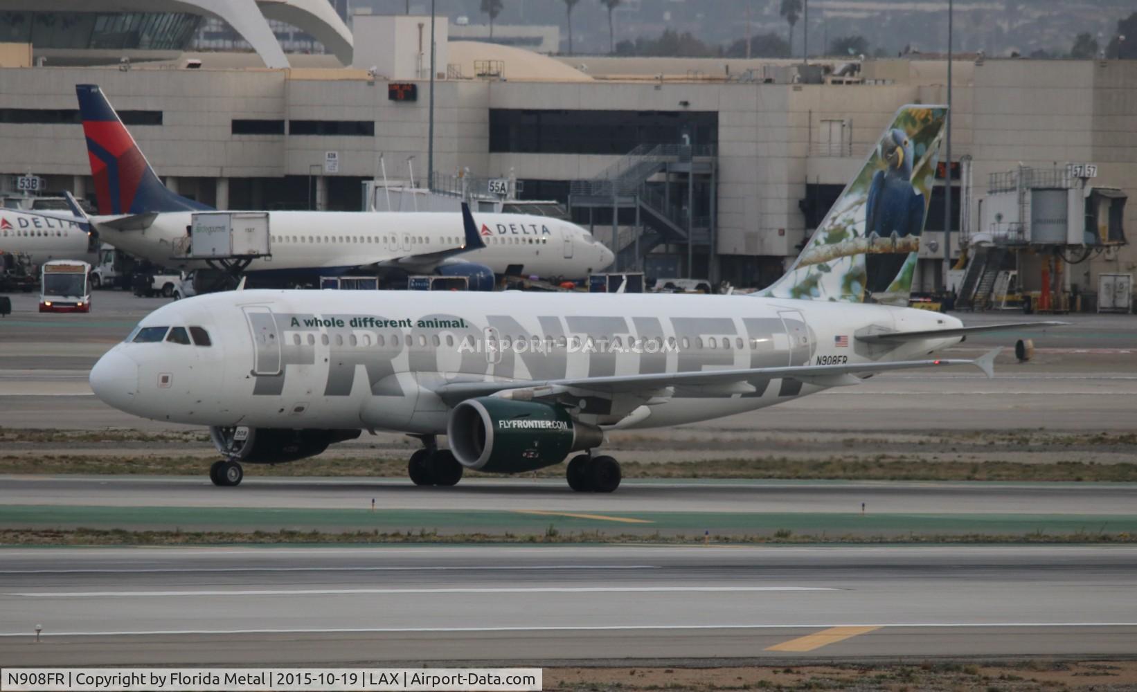 N908FR, 2002 Airbus A319-111 C/N 1759, Polly the Parrot