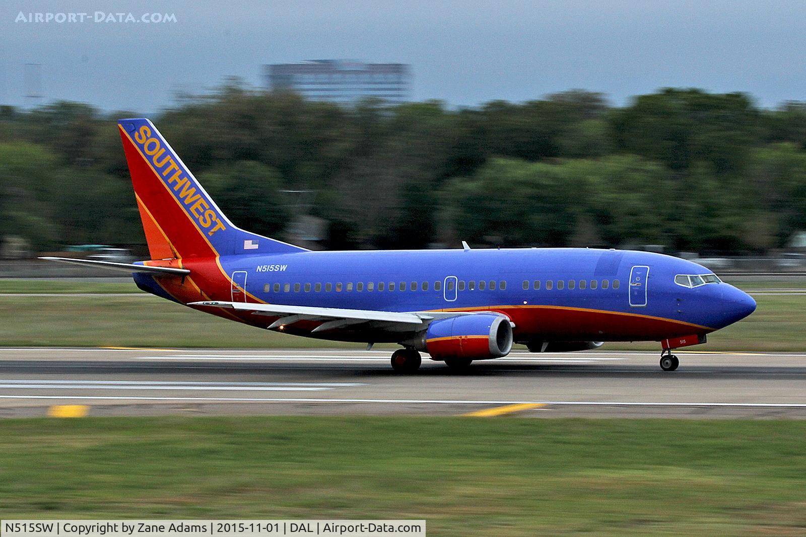 N515SW, 1991 Boeing 737-5H4 C/N 25154, Departing Dallas Love Field