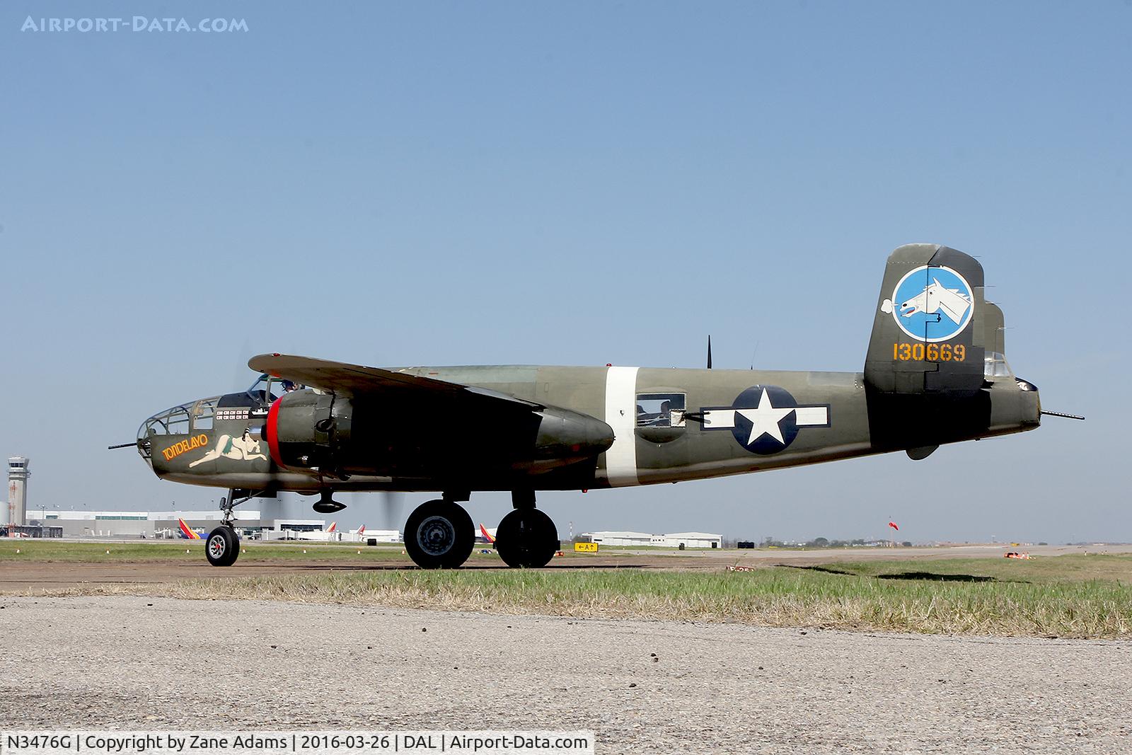 N3476G, 1944 North American B-25J Mitchell C/N 108-33257, Collings Foundation B-25 at Dallas Love Field