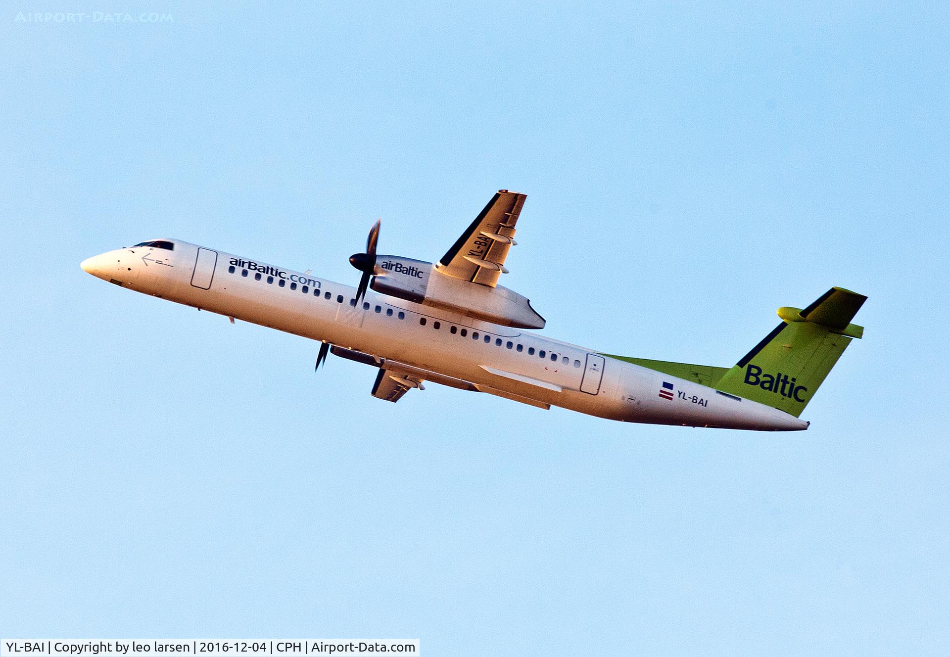 YL-BAI, 2010 De Havilland Canada DHC-8-402Q Dash 8 Dash 8 C/N 4302, Copenhagen 4.12.16