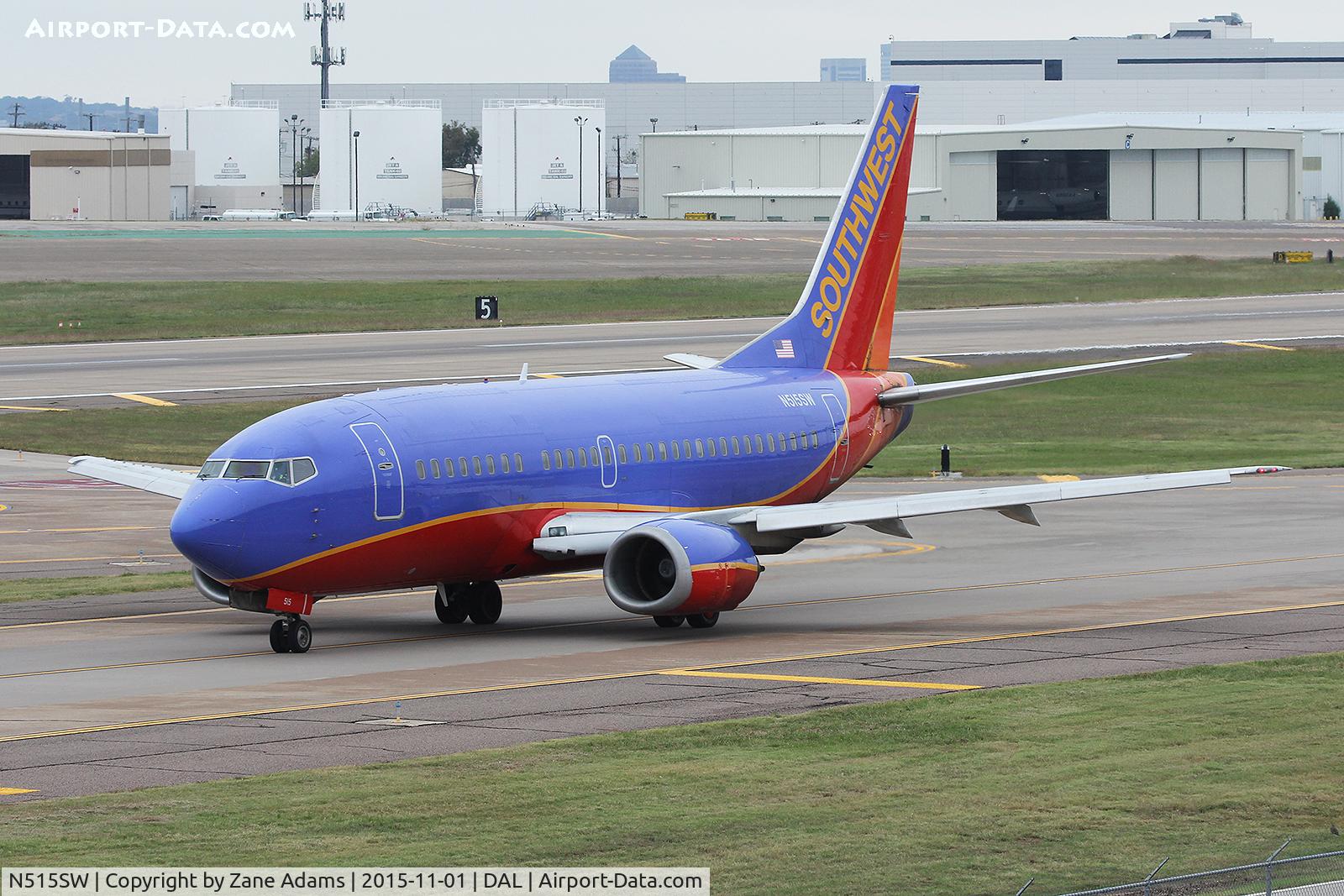 N515SW, 1991 Boeing 737-5H4 C/N 25154, Dallas Love Field