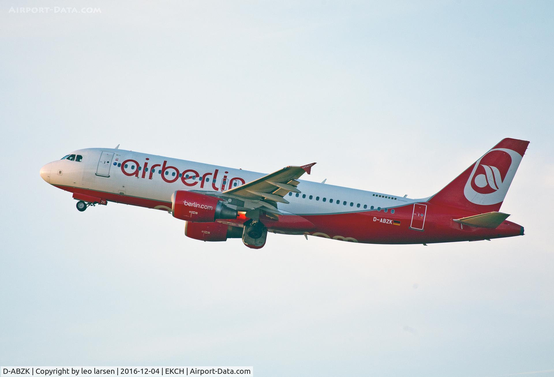 D-ABZK, 2007 Airbus A320-216 C/N 3213, Copenhagen 4.12.16