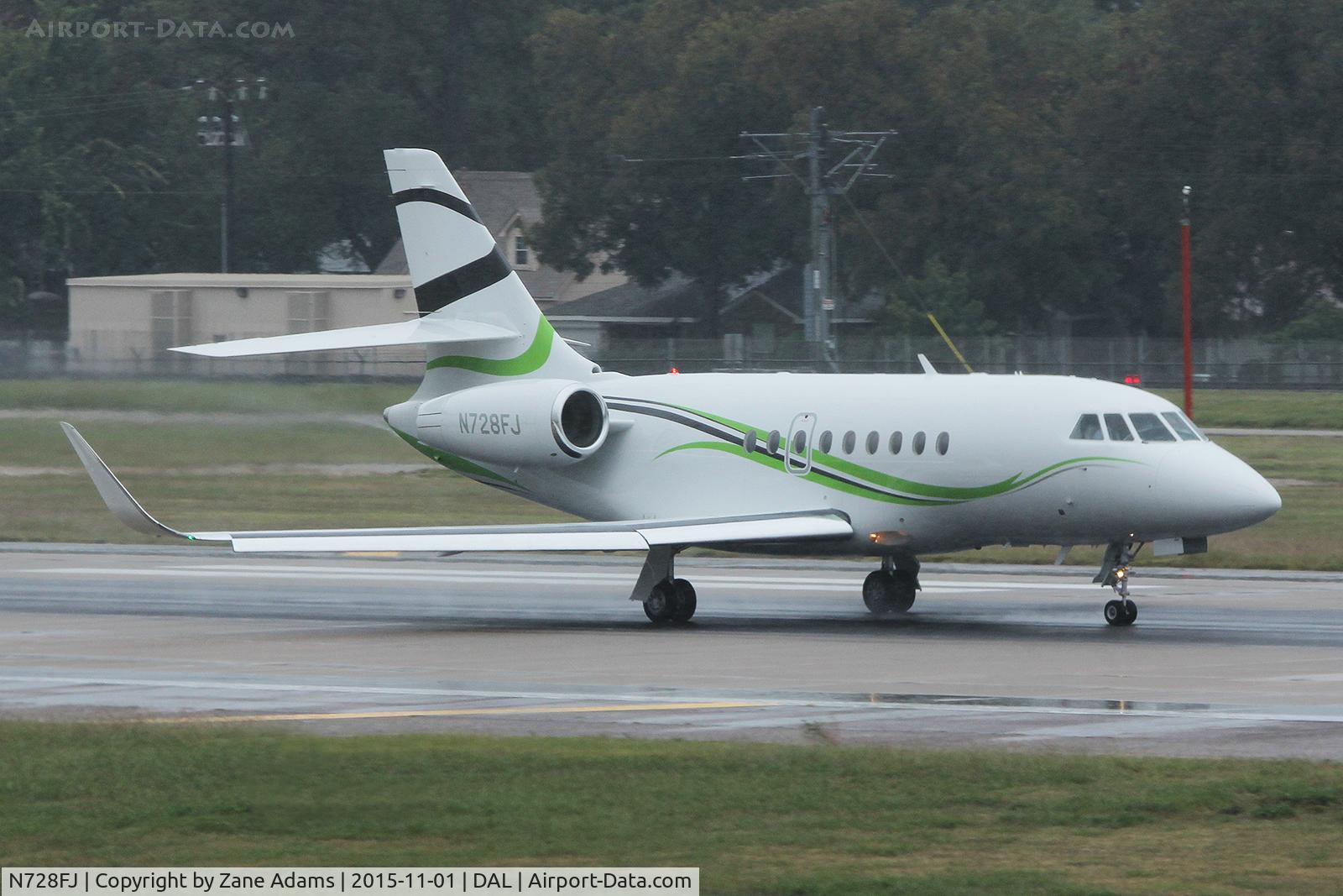 N728FJ, Dassault FALCON 2000EX C/N 728, Dallas Love Field