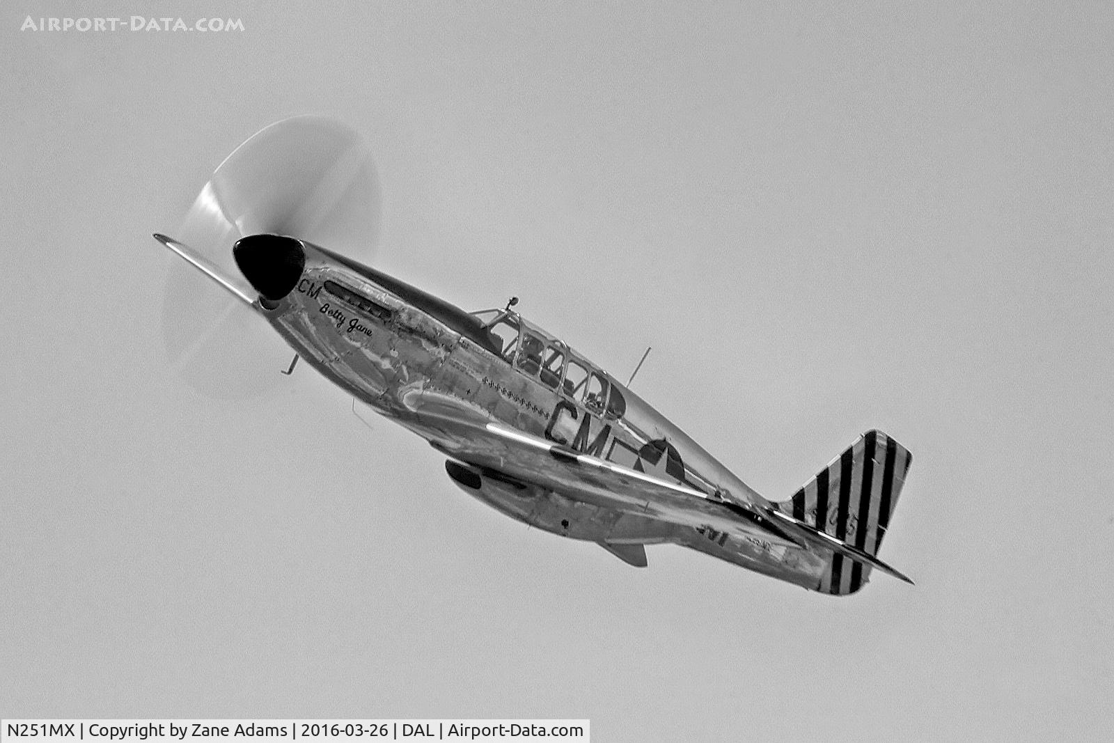 N251MX, 1943 North American P-51C-10 Mustang C/N 103-22730, Collings Foundation P-51C at Dallas Love Field