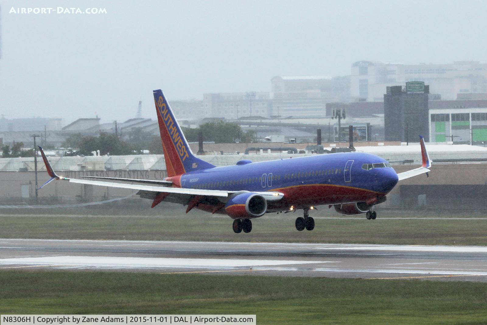 N8306H, 2012 Boeing 737-8H4 C/N 36983, Dallas Love Field