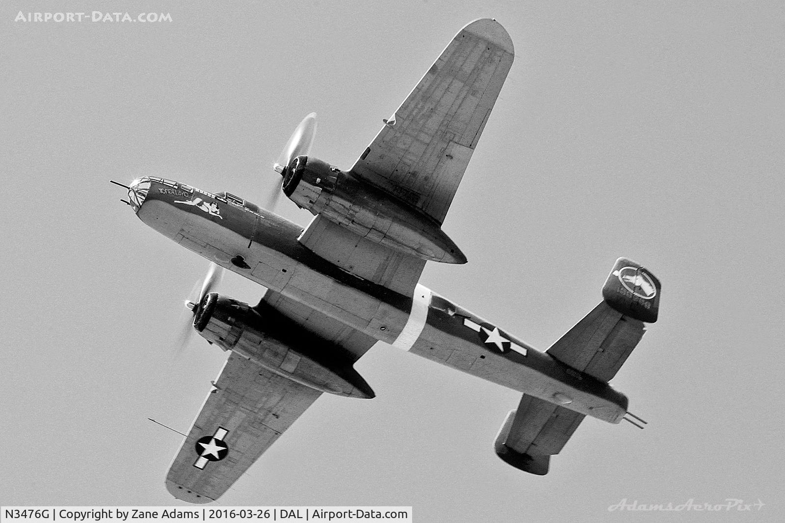 N3476G, 1944 North American B-25J Mitchell C/N 108-33257, Dallas Love Field