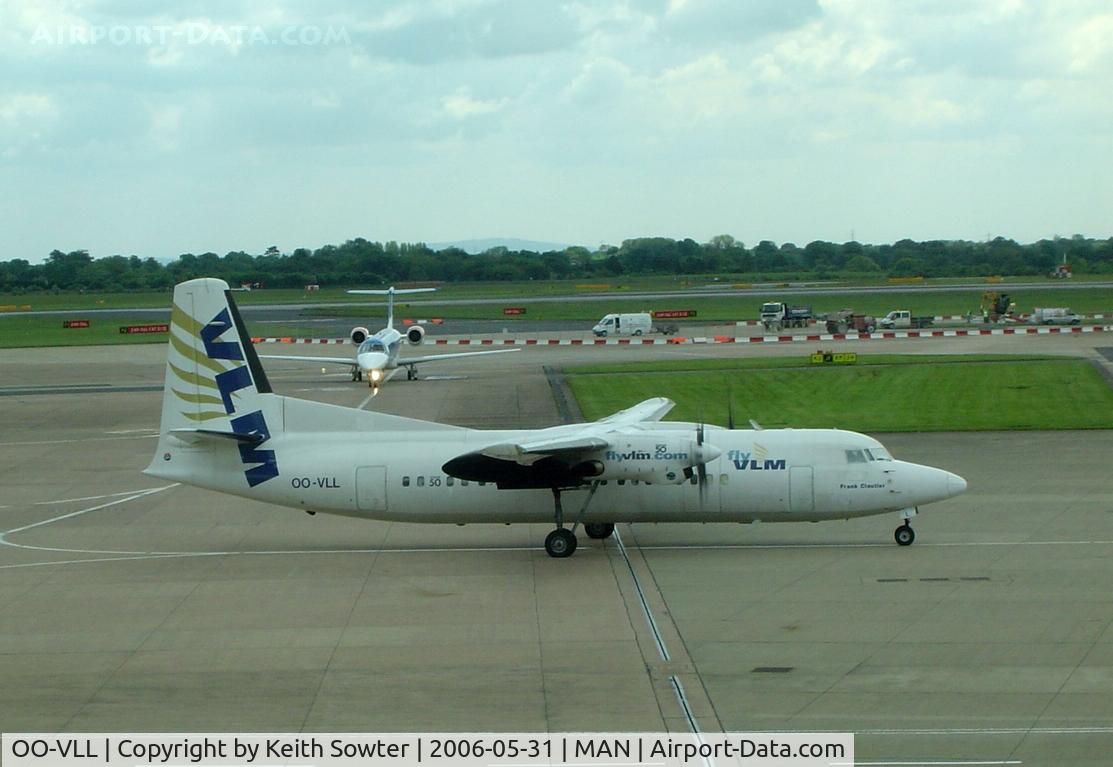 OO-VLL, 1989 Fokker 50 C/N 20144, Taken through tinted glass