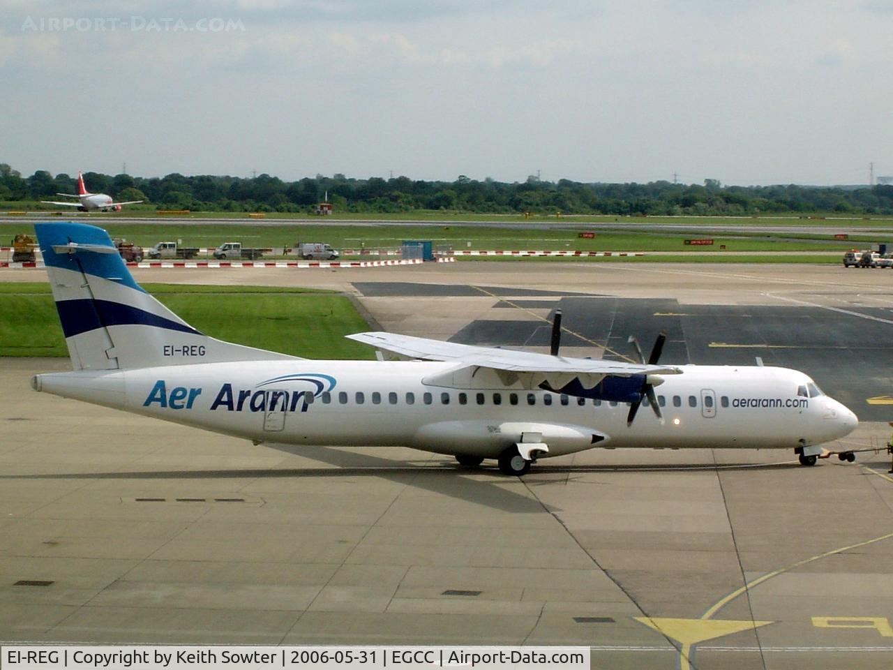 EI-REG, 1993 ATR 72-202 C/N 367, Taken through tinted glass