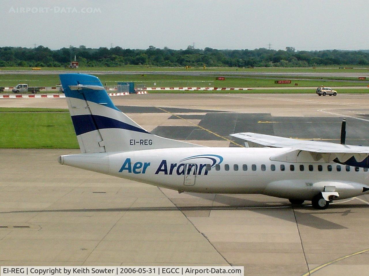 EI-REG, 1993 ATR 72-202 C/N 367, Taken through tinted windows