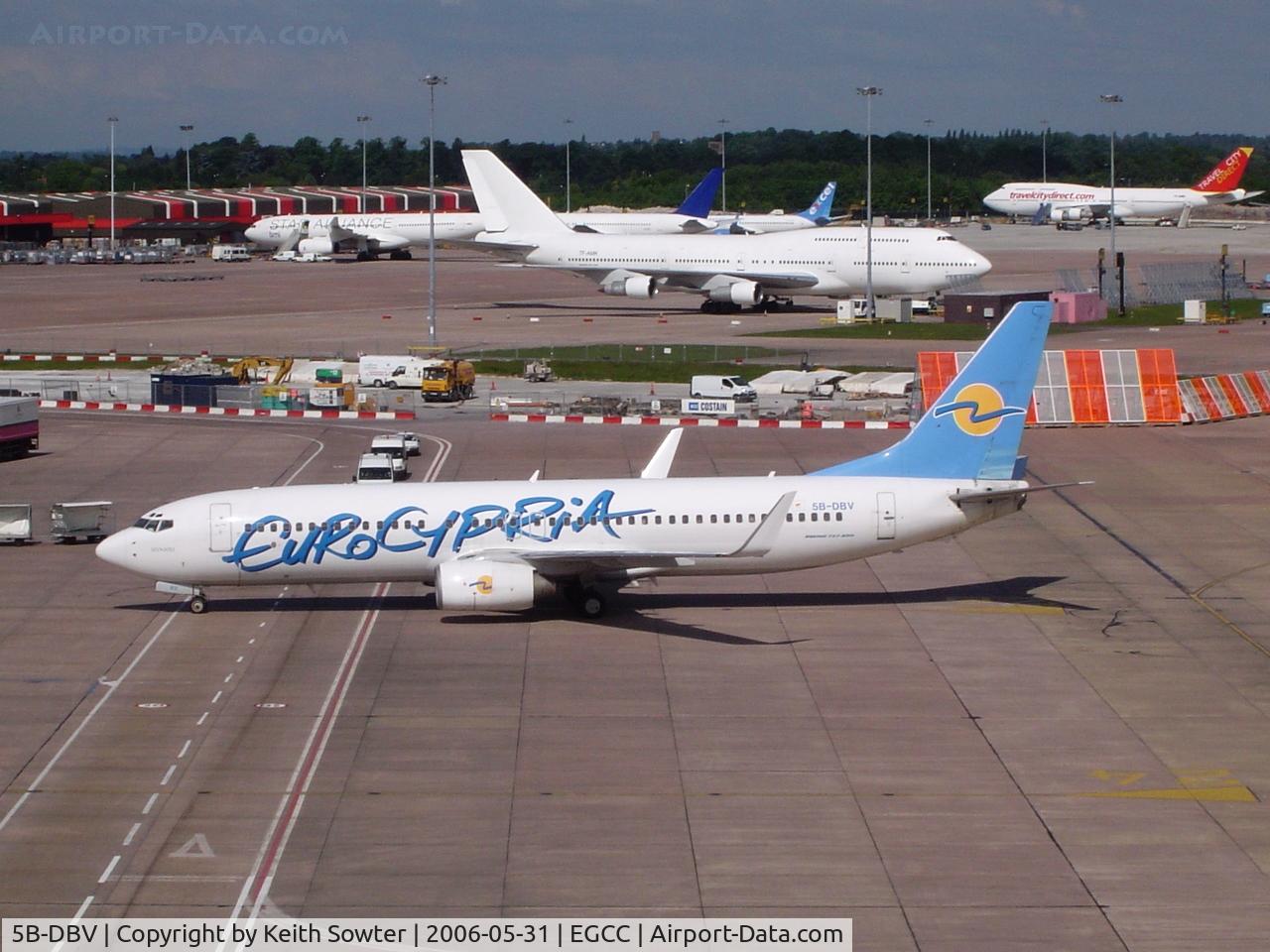 5B-DBV, 2003 Boeing 737-8Q8 C/N 30654, Taken from Car Park roof