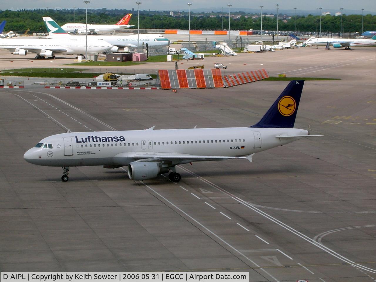 D-AIPL, 1989 Airbus A320-211 C/N 094, Taken from Car Park roof