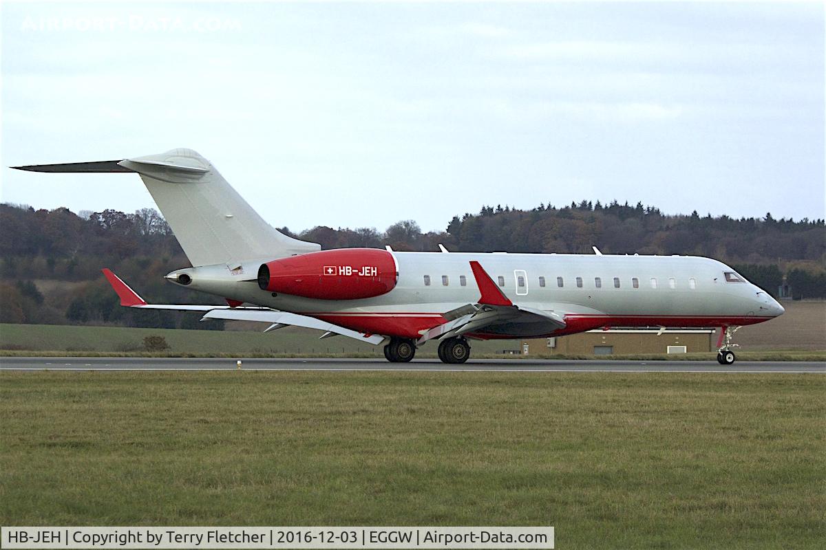 HB-JEH, Bombardier BD-700-1A10 Global Express C/N 9523, Bombardier BD-700-1A10 Global Express, c/n: 9523
at Luton