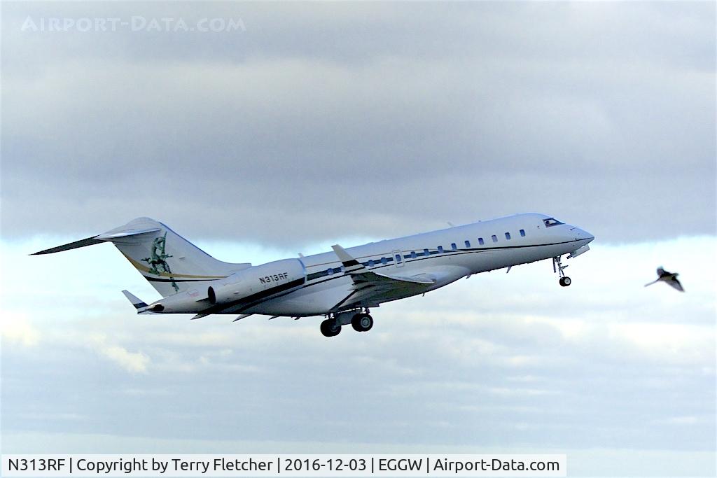 N313RF, 2006 Bombardier BD-700-1A10 Global Express C/N 9194, 2006 Bombardier BD-700-1A10, c/n: 9194 at Luton
