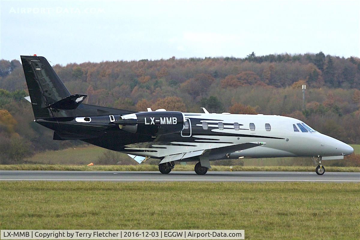 LX-MMB, 2012 Cessna 560XL Citation XLS+ C/N 560-6108, 2012 Cessna 560XL Citation XLS+, c/n: 560-6108 at Luton